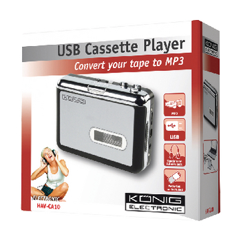 HAV-CA10 Draagbare usb cassette mp3 converter Verpakking foto